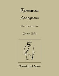 Romanza Guitar and Fretted sheet music cover Thumbnail